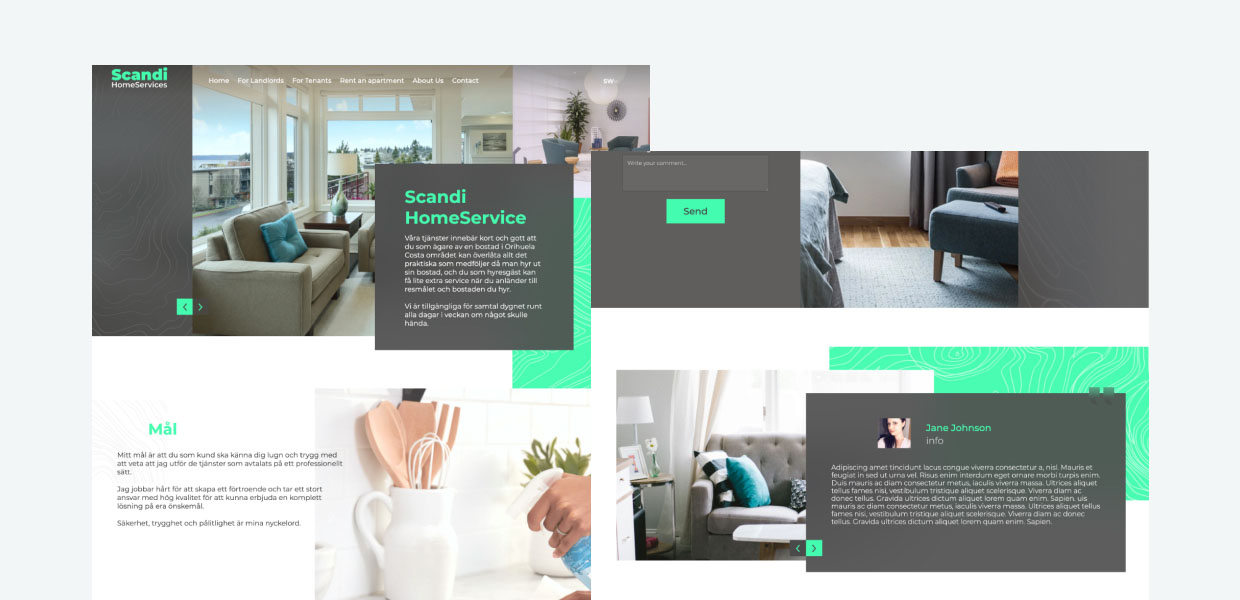 Website development for a cleaning company - photo №2